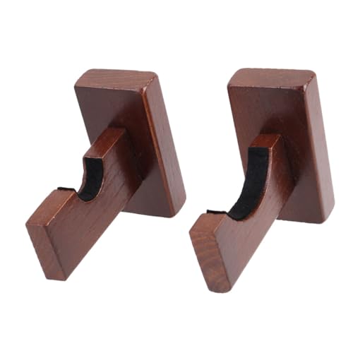 VICASKY Baseball Bat Display Case Wall Mounted Rack for Baseball Softball Hockey Stick Durable Design with Felt Liner for Brown Color