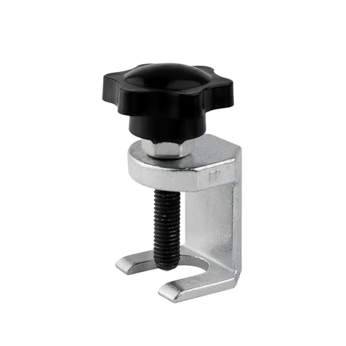CyperFair Car Wiper Arm Pull Tool, 45# Steel Plastic Ball Fixed Hook Claw Design Windshield Wiper Arm Bearing Dismantler, Compact & Portable Modification Accessories, Suitable for Most Cars (Silver)