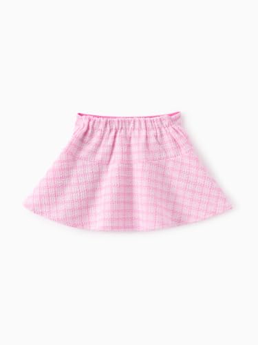 Image of Disney Girl 2 Piece Birthday Party Outfit Knit Top & Tweed Skirt Set 2-13Y