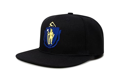 Image of International Tie State Hat for Men and Women, Adjustable Snapback Trucker Baseball Cap with Embroidered Patch
