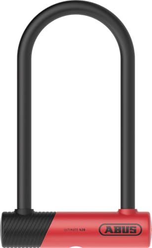 ABUS U-Lock Ultimate 420K with Lock Holder USH - Robust Bicycle Lock with Practical Holder for Transport - Bicycle Accessories - Variant 150HB230