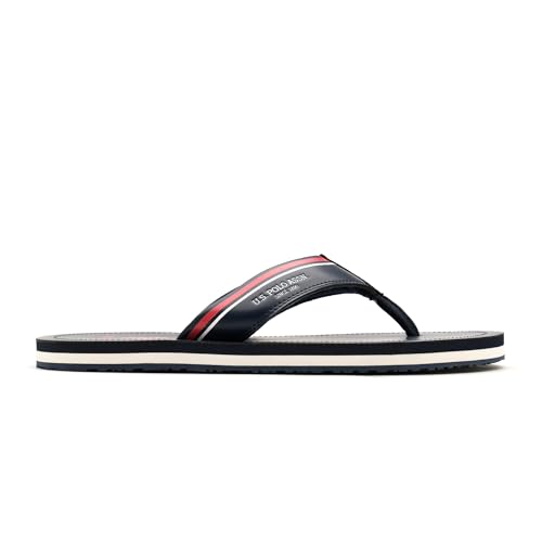 Image of U.S. Polo Assn.| NESTA LT. GREY| Stylish slider Flipflops for Man