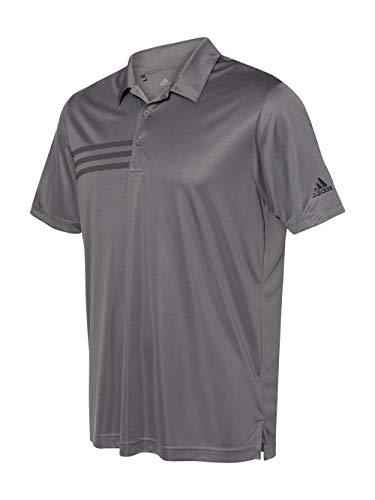 Adidas 3-Stripes Chest Sport Shirt 4XL Grey Five/ Black