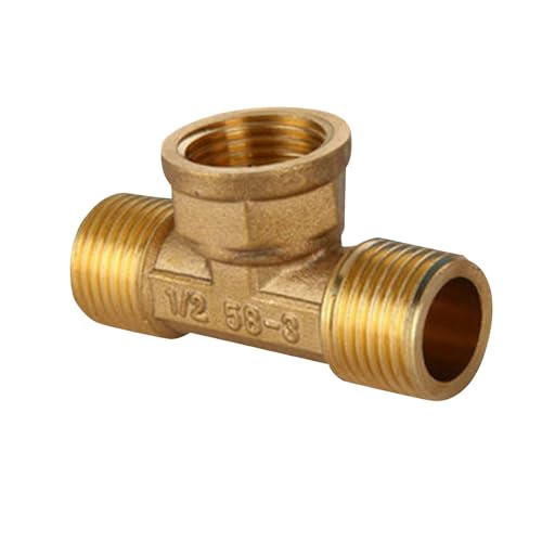 ＡＷＨＡＯ Conector de Tubería en T, Conector de Tubería de Agua, Repuesto para El Hogar, Instalación de Tuberías de 3 Vías, Instalación de Tuberías para Fregade, Style C