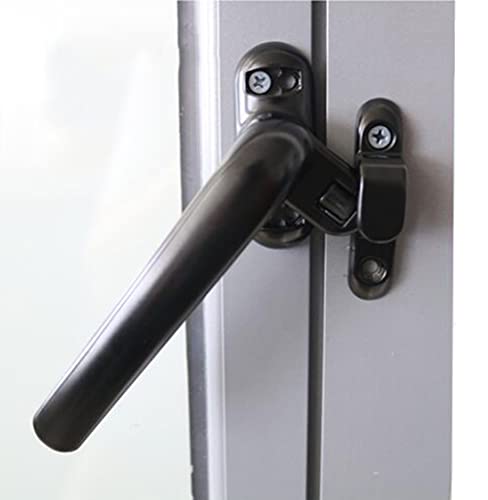 Maniglia per porte e finestre in lega di alluminio all'interno e all'esterno del finestrino a battente con serratura a maniglia della ruota Fibbia push-pull a 7 caratteri