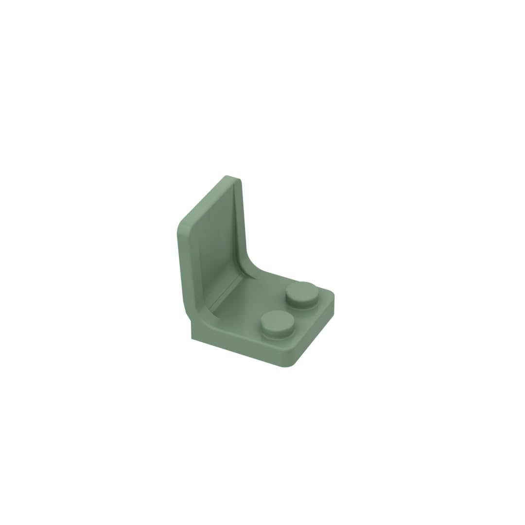 4079 Seat/Chair 2X2 50 Pieces High-Precision MOC Building Bricks Replacement Parts Compatible with Lego bricks GDS-1308 Sand Green — image 1
