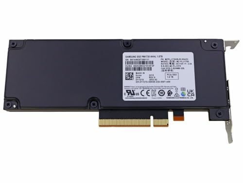 Image of Y7D7D 1.6TB PCIe 4.0 X 8 NVMe Mixed Use Enterprise HHHL AIC SSD for Dell PowerEdge PowerVault Servers PM1735 MZPLJ1T6HBJR-00AD3