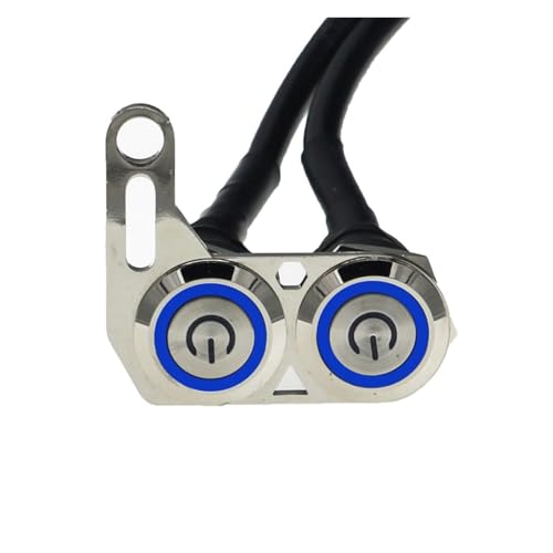 Bouton réinitialisation manuelle et retour moteur ON-OFF pour guidon moto