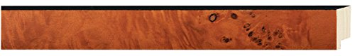 CountryArtHouse Picture Frame Moulding (Wood) 100ft Bundle - Traditional Honey Pecan Finish - 1.125