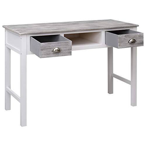 Bureau d'ordinateur design moderne compact avec étagère - 4