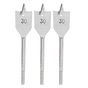 Xolsurg 3er Set Flachbohrer Holz 30 mm