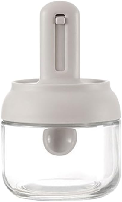 Kitchen Telescopic Sauce Bottle with Integrated Container Spoon Lid