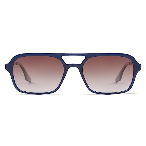Image of SOJOS Vintage Polarized Aviator Sunglasses for Women Men 70s Retro Flat Narrow Rectangular Womens Glasses SJ2186