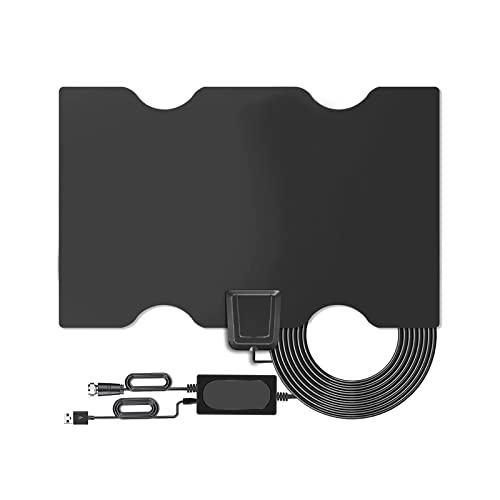 TV Antenna Indoor TV Antenna 4K HDTV Antenna 320+ Mile Reception Range 360 Degree Omni-Directional Reception High Performance Indoor Antenna Digital Terrestrial TV Antenna For Smart TV