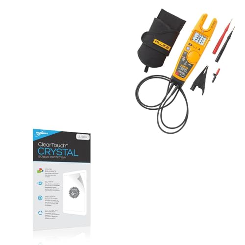 BoxWave Screen Protector Compatible with Fluke T6-1000 Pro - ClearTouch Crystal (2-Pack), HD Film Skin - Shields from Scratches