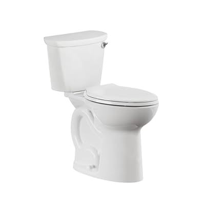 American Standard 215TA105.020 Cadet PRO Two-Piece, Extra Tall Height, Right Trip Lever, 12-Inch Rough, Elongated Front, White, 1.28 GPF
