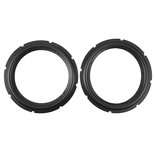 10 pulgadas altavoz altavoz envolvente reparación de goma woofer borde piezas de repuesto, goma borde altavoz con agujero, para HiVi altavoces (2 unids)