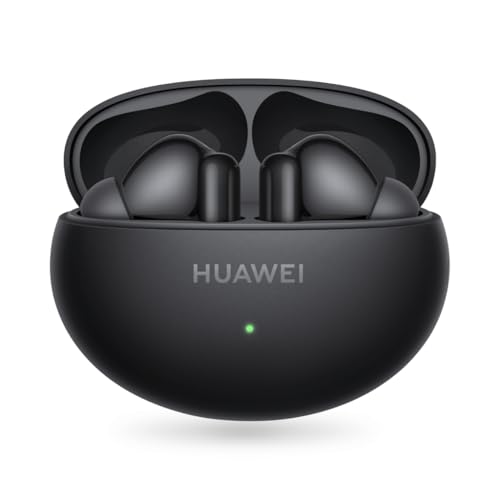 Huawei FreeBuds 6i - Cancelación Activa Inteligente de Ruido 3.0, bajo a presión, hasta 35 Horas de duración de la batería, Bluetooth 5.3, Resistencia al Polvo y al Agua IP54, Color Negro