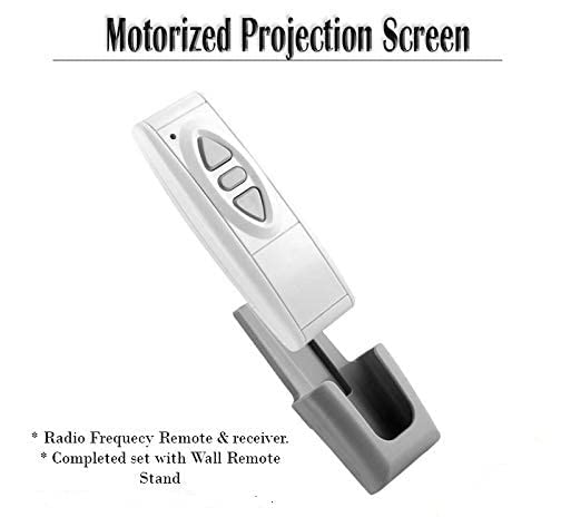 Image of 120 Inch Diagonal Motorised /Motorized Projector Screen Ratio 4:3,(8x6,WxH-feet) Screen Hanging Ceiling&Wall Option (Limited time Deal This Price is Live only for Limited time)