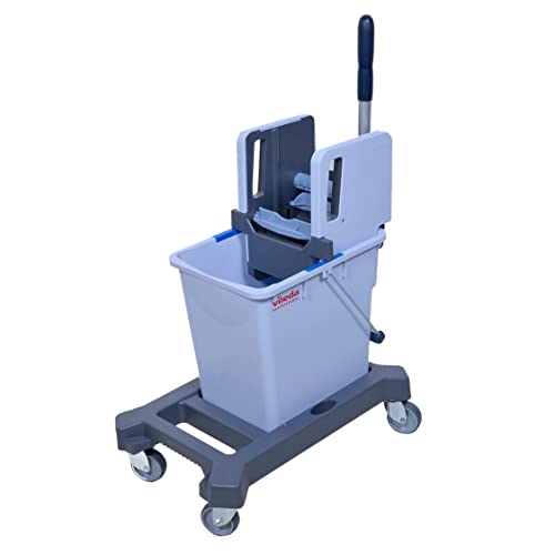 Vileda Professional Solución compacta de Prensa Vertical de un Solo Cubo de 25 litros