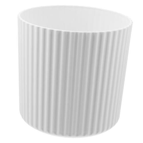 Image of Ciieeo Compact Uncovered Trash Can Small Plastic Desk Bin for Bedroom Bathroom Kitchen Office Mini Garbage Container Cute Waste Basket for Desktop Use