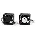 Ruilogod Bezszczotkowy DC 12V Komputery PC CPU Cooler Wentylator 40mm x 20mm 2Pcs