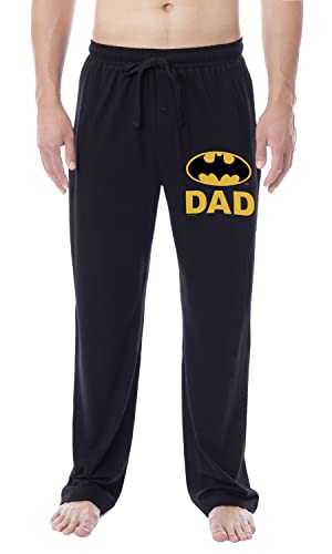 DC Comics Mens' Batman Character Father's Day Bat Dad Classic Sleep Pajama Pants