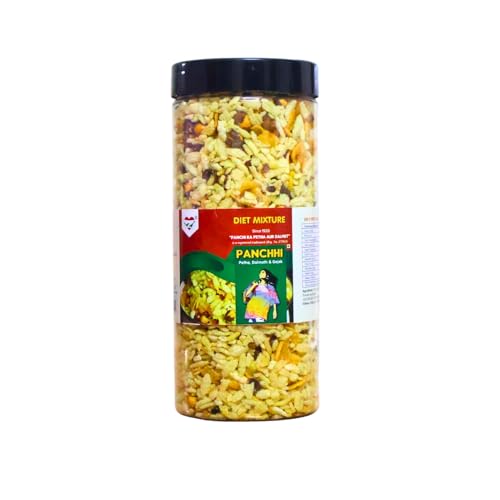 Image of Panchi Chidwa Diet Mixture Namkeen (200gm) Healthy and Low Calorie Snack Perfect for Weight Watchers and Guilt Free Munching Spicy Tangy and Tasty Indian Snack (6 Month Shelf Life)
