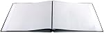 MBI by MCS Fashion Fabric, 12-Inch by 12-Inch Top Load Scrapbook with Photo Opening, Blue