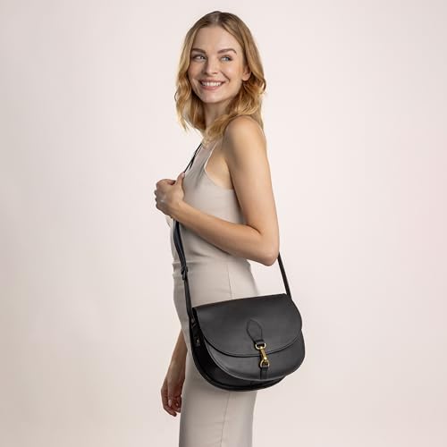 Gusti Genuine Leather Handbag - Wiebke Leather Purse for Women, Crossbody Shoulder Bag with Adjustable Strap, Secure Closure2