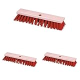 Kerbl 29521 Straßenbesen Kompakt mit Stielloch, 35 cm (Packung mit 3)