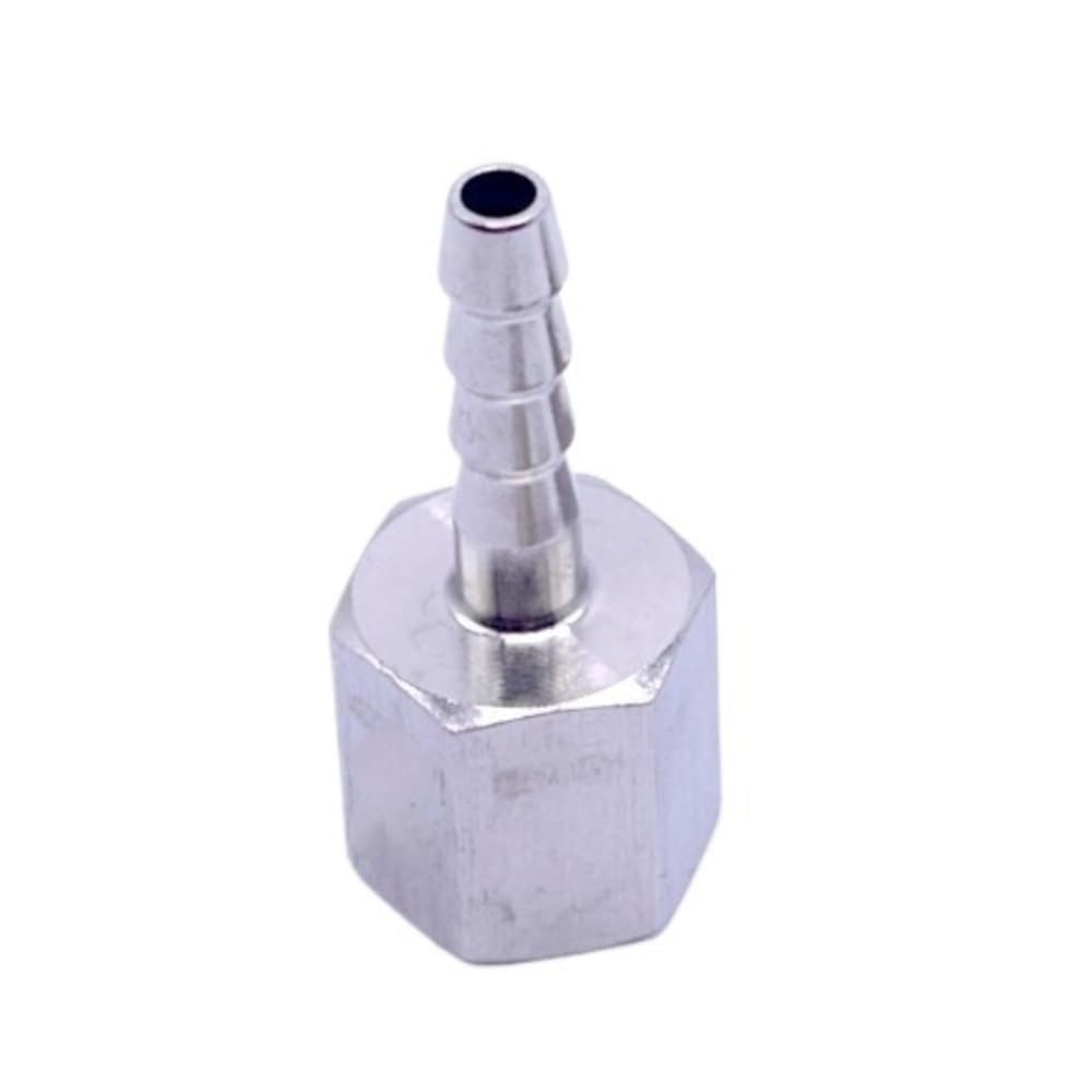 304 Stainless Steel Barbed Fitting, 304 Stainless Steel BSP Female Hose Barb Fittings 1/8-1/2in to 6-16mm(6MM*1/2INCH)