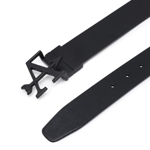 Image of Arrow Men Textured Leather Reversible Belt