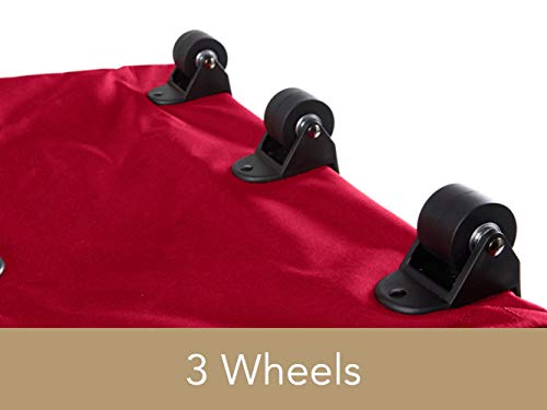 Covermates Keepsakes Christmas Tree Rolling Cinch Bag – Superior Protection, Padded Handles - Holiday Storage-Red #TOP6