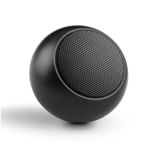Caixa de Som Bolinha Bluetooth Super Potente Mini, sem fio, Tws Mini Speaker Amplificada (PRETO)