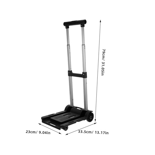Chariot utilitaire à roulettes pliable et robuste pour vos courses - 3