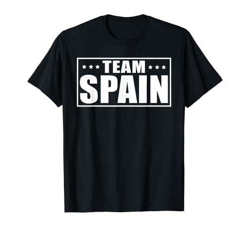 Team Spain Country Support Patriotic Expat Tourism T-Shirt...