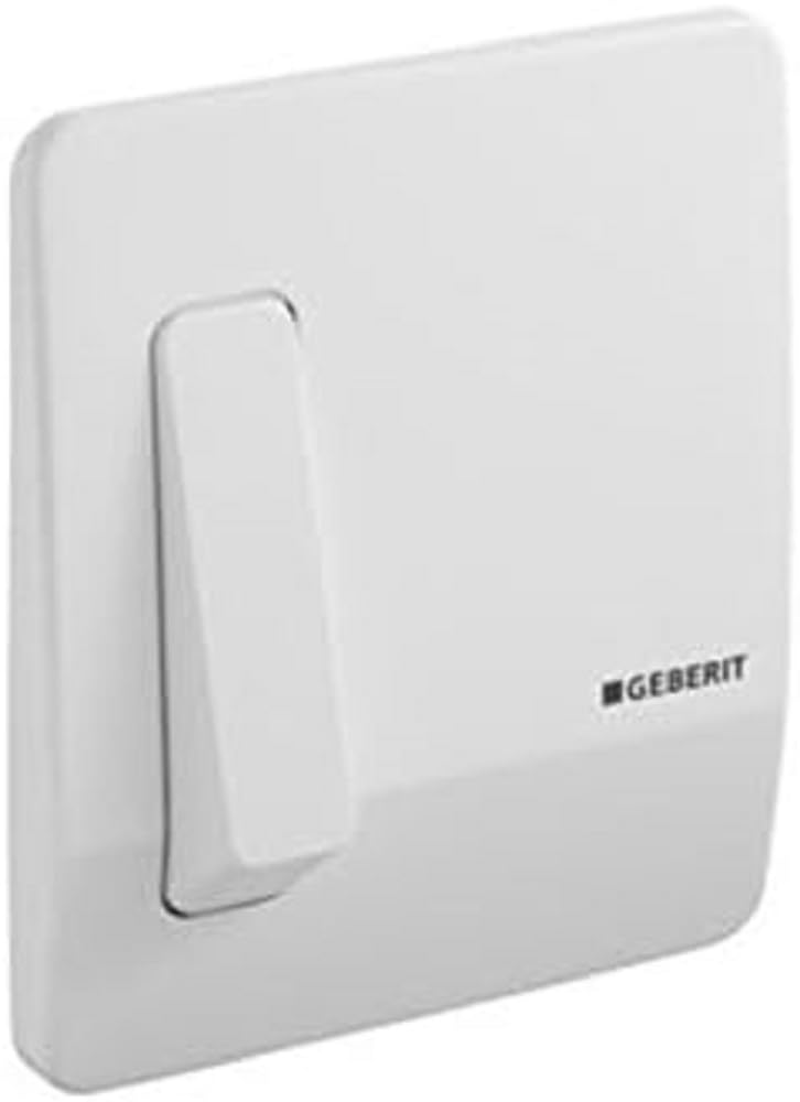 Geberit - Pulsador Highline Para Sistema De Descarga De Urinarios Geberit: Blanco Alpino (240.121.11.1)