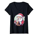 Santa Drinking Bubble Tea Winter Collection