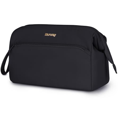 Image of Narwey Travel Makeup Bag Toiletry Bag, Large Cosmetic Bag for Women Girls