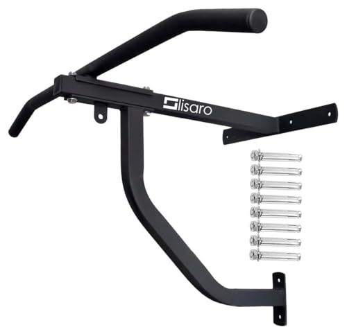 Lisaro Klimmzugstange mit Boxsack Wandhalterung - 2 in 1,...