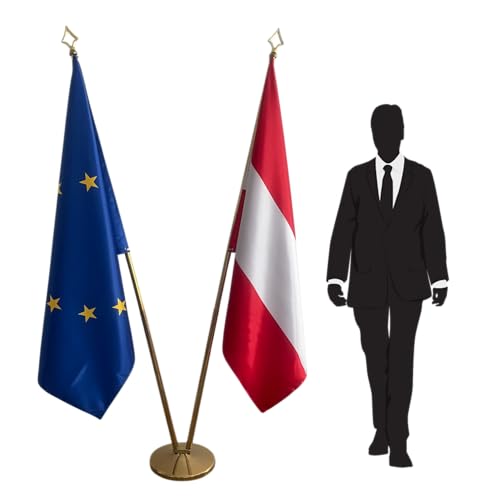 Drapeaux Autriche et UE kit officiel CN8-EU-AT-L