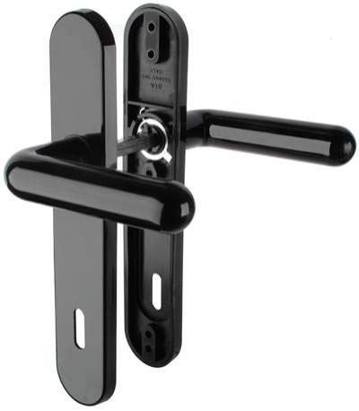  MANIGLIA NYLON C/PLACCA KING (Nero)