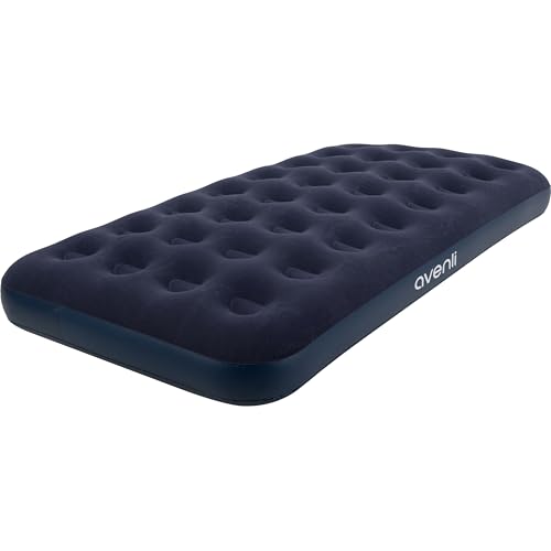 AVENLI Luftmatratze Luftbett Camping für 1 Person 191x99x22cm aufblasbare Matratze Gästebett weiche Liegefläche mit beflockter Oberfläche Reise-Bett für Camping & Zuhause