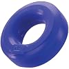 OXBALLS HUJ Classic C-Ring Hunkyjunk - Stretch Cockring and Ball Stretcher with Grippy Groove that Flattens to Lock Your Package in Place, Plus+ TPR/Silicone Blend for Comfortable Wear - Stone