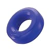 OXBALLS HUJ Classic C-Ring Hunkyjunk - Stretch Cockring and Ball Stretcher with Grippy Groove that Flattens to Lock Your Package in Place, Plus+ TPR/Silicone Blend for Comfortable Wear - Stone