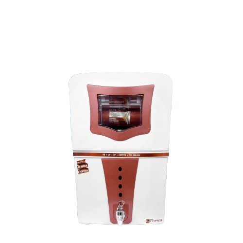 Image of APC's Aquasafe Copper RO+UV Water Purifier | Patented Mineral RO Technology | RO + UV + UF + Copper + TDS Control + UV In-tank | 20 LPH Output | 15L Storage |