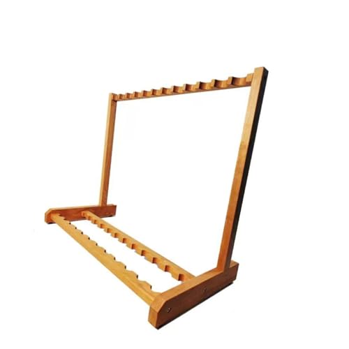 Estante De Almacenamiento De Raqueta De Bádminton De Madera, Soporte De Raqueta De Tenis De Pie, For Gimnasio, Club, Cancha, Centros Comerciales(Can Hold 12)