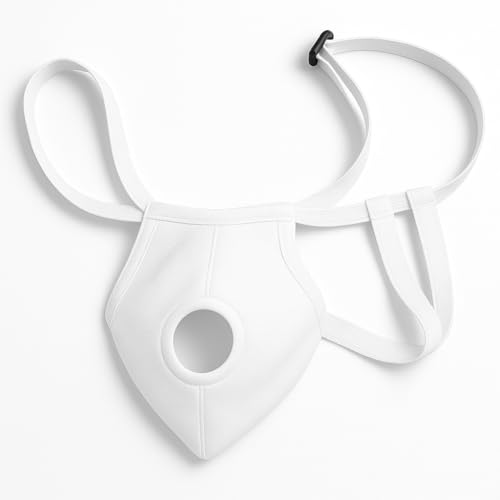 AT Surgical Scrotal Suspensory Support with Leg Straps Adjustable Elastic Waist Band, Stability and Protection, Ergonomic Design - Model 4105