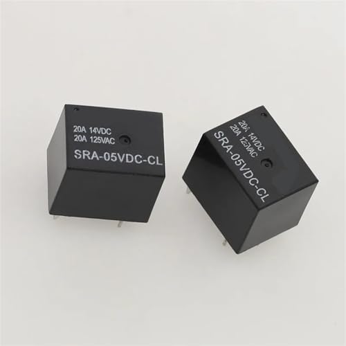 Relé SRA-05VDC-CL de 5 pines y potencia THT para placas de circuito impreso y proyectos DIY